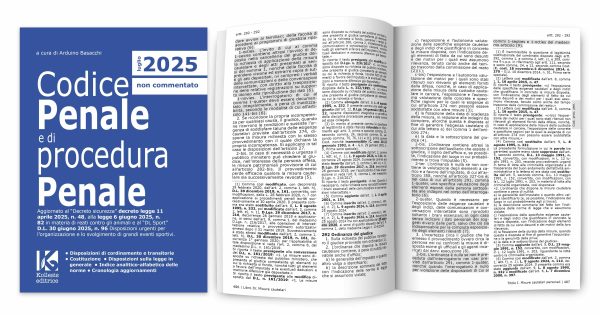 Codice penale e di procedura penale 2025 aggiornato decreto sicurezza reati contro animali decreto sport - immagine 4