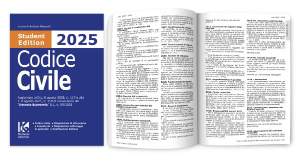Codice civile 2025 Student Edition aggiornato L. 8 agosto 2025 n. 118 di conversione del Decreto Economia D.L. n. 95/2025 - immagine 2