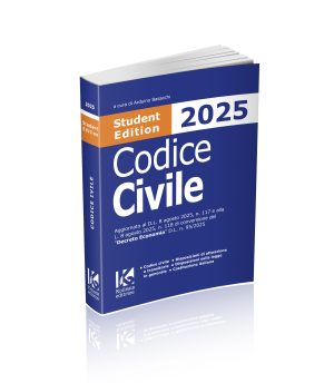 Codice civile 2025 Student Edition aggiornato L. 8 agosto 2025 n. 118 di conversione del Decreto Economia D.L. n. 95/2025