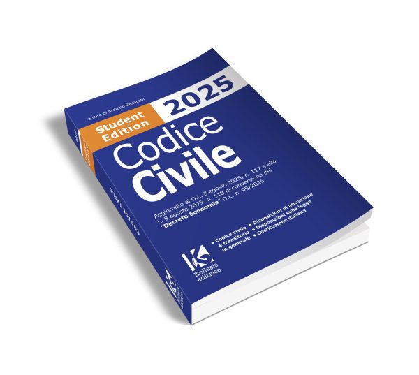 Codice civile 2025 Student Edition aggiornato L. 8 agosto 2025 n. 118 di conversione del Decreto Economia D.L. n. 95/2025 - immagine 3