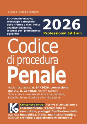 Codice procedura penale 2026 Professionale edition