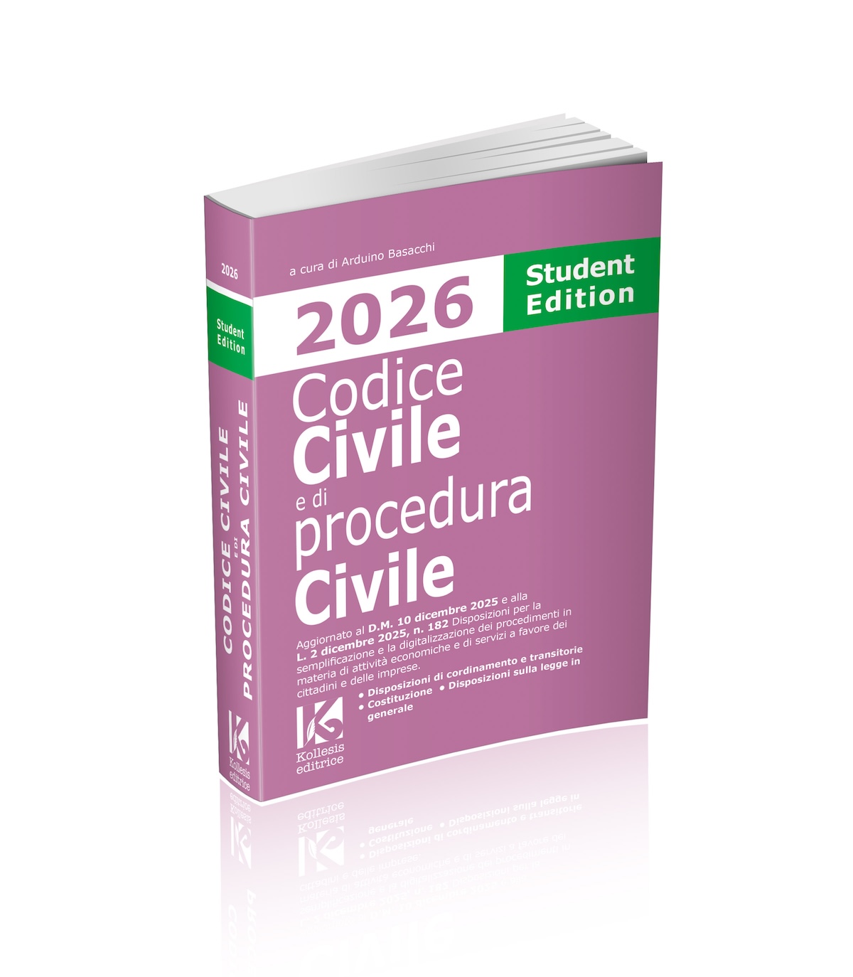Codice civile e di procedura civile 2026 Student Edition carattere grande alta leggibilità