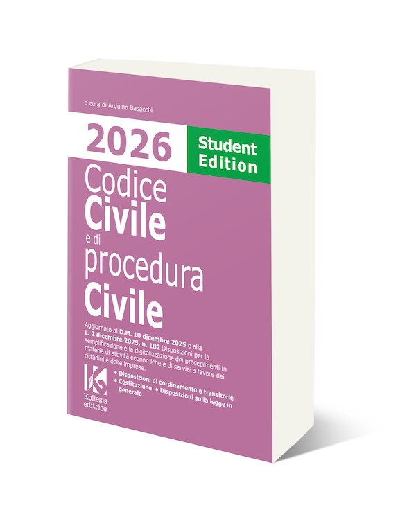 Codice civile e di procedura civile 2026 Student Edition carattere grande alta leggibilità - immagine 4