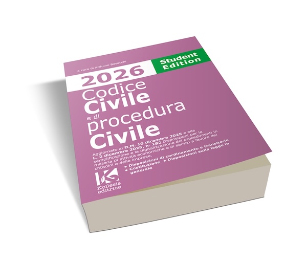 Codice civile e di procedura civile 2026 Student Edition carattere grande alta leggibilità - immagine 5